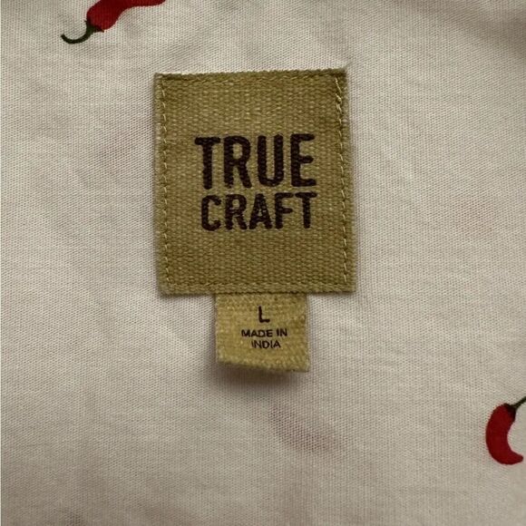 Lot Of 2 TRUE CRAFT Shirts Men’s Size Large Button Down Collared Polo Casual Fun - Picture 12 of 15